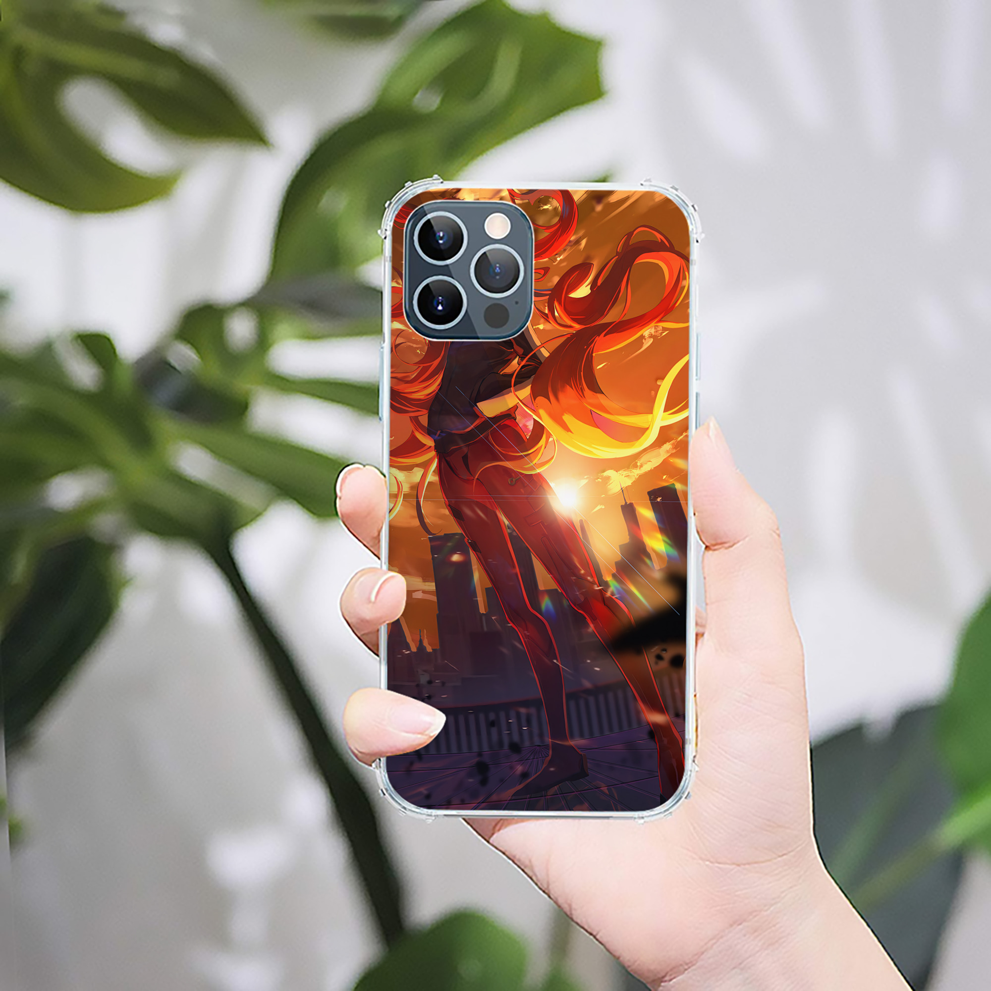 （画像用） EVA 新世紀エヴァンゲリオン 【iPhone 12シリーズ対応】透明スマホケース（クリアソフトケース）